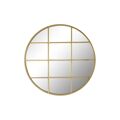 Espelho de Parede Dkd Home Decor Cristal Dourado Janelas Ferro (60 X 2,5 X 60 cm)