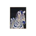 Pintura Dkd Home Decor Zebra Moderno (60 X 3 X 80 cm)