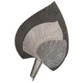Decoração de Parede Dkd Home Decor Cinzento Madeira Mdf Folha de Planta (59 X 2 X 91 cm)