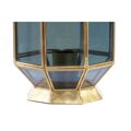 Lâmpada de Mesa Dkd Home Decor Cristal Azul Dourado 220 V Latão 50 W Moderno (18 X 19 X 29 cm)