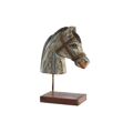 Figura Decorativa Dkd Home Decor Cavalo Ferro Madeira de Mangueira (24 X 12 X 35 cm)