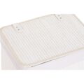 Conjunto de Cestos Dkd Home Decor Poliéster Branco Bambu (40 X 30 X 46 cm)