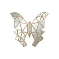 Figura Decorativa Dkd Home Decor Cristal Dourado Resina Borboleta (29,5 X 4 X 28,5 cm)