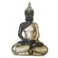 Figura Decorativa Dkd Home Decor Preto Dourado Buda Resina Oriental (31 X 22 X 49 cm)