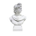 Figura Decorativa Dkd Home Decor Apollo Branco Resina (13,7 X 7,5 X 19,5 cm)