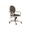 Cadeira Dkd Home Decor Abeto Poliuretano Catanho Escuro (52 X 50 X 88 cm)