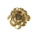 Decoração de Parede Dkd Home Decor Flor Dourado Resina (19,5 X 5,5 X 19,5 cm)
