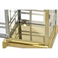 Postes de Iluminação Dkd Home Decor Cristal Dourado Metal (22 X 22 X 57 cm) (22 X 22 X 49 cm)