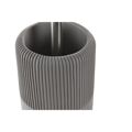 Piaçaba Dkd Home Decor Cinzento Cimento Aço Inoxidável (11 X 11 X 36,5 cm)