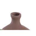 Vaso Dkd Home Decor 16 X 6 X 24 cm Bege Cor de Rosa Alumínio (2 Unidades)