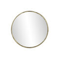 Espelho de Parede Dkd Home Decor 80 X 2,5 X 80 cm Cristal Dourado Alumínio