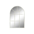 Espelho de Parede Dkd Home Decor 82 X 2,5 X 122 cm Metal Branco Vintage Janela