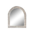 Espelho de Parede Home Esprit Branco Castanho Madeira de Mangueira Decapé Lapidado 75 X 4 X 90 cm