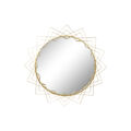 Espelho de Parede Home Esprit Dourado Metal Cristal 80 X 2,5 X 80 cm 80 X 2,50 X 80 cm