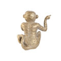 Figura Decorativa Home Esprit Dourado Macaco Tropical 14 X 10 X 14 cm (3 Unidades)