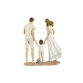 Figura Decorativa Home Esprit Branco Bege Mediterrâneo 20,5 X 6,5 X 24,5 cm (2 Unidades)