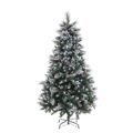 árvore de Natal Branco Vermelho Verde Natural Pvc Metal Polietileno Plástico 180 cm