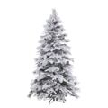 árvore de Natal Branco Verde Pvc Metal Polietileno 180 cm