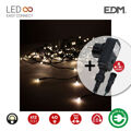 Cortina de Luzes LED Edm Icicle Easy-connect 100W Branco Quente (200 X 50 cm)