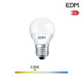 Lâmpada LED Edm E27 6 W 500 Lm G (4,5 X 8,2 cm) (4000 K)