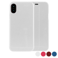Capa Tipo Livro para o Telemóvel iPhone X/xs Hard Case Branco