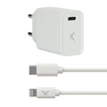 Carregador USB iPhone Ksix Branco