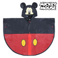 Poncho Impermeável com Capuz Mickey Mouse 5-6 Anos