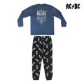 Pijama Ac/dc Adulto Azul Preto XXL