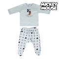 Pijama de Bebé Mickey Mouse Azul Claro 3 Mês