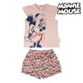 Conjunto de Vestuário Minnie Mouse Cor de Rosa 9 Meses