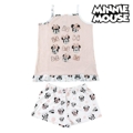 Pijama Infantil Minnie Mouse Cor de Rosa 2 Anos