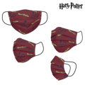 Máscara Higiénica em Tecido Reutilizável Harry Potter Adulto Vermelho