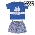 Pijama Infantil Mickey Mouse Azul 3 Anos