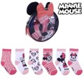 Meias Minnie Mouse (5 Pares) Multicolor 15-16
