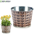 Vaso Decorativo Metal (20,6 X 9,6 X 20,6 cm) Redondo