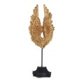 Figura Decorativa Dourado Asas de Anjo Poliresina (10 X 43 X 17,5 cm)