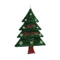 Decoração árvore de Natal Vermelho Prateado Verde Plástico Polipropileno (44 X 58,8 X 7 cm)