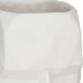 Vaso Face 3D Branco Poliresina (12 X 24,5 X 16 cm)
