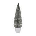 árvore de Natal Grande Prateado Branco Plástico (10 X 38 X 10 cm)