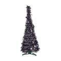 árvore de Natal Cinzento Enfeite Cintilante (37 X 37 X 105 cm)