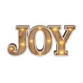Figura Decorativa Joy Leve Madeira (3,7 X 11,5 X 26 cm)