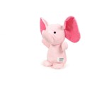 Brinquedo de Peluche para Cães Gloria Hoa Cor de Rosa Elefante Poliéster Borracha Eva