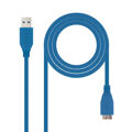 Cabo USB 3.0 a para Micro USB B Nanocable 10.01.1101-BL 1 M