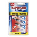 Cola Bricotech Super Glue Power (3 Uds)