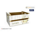 Caixa de Armazenagem Confortime Home Brilho Bloemen (36 X 26,5 X 17 cm)