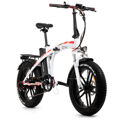 Bicicleta Elétrica Youin BK1600W Dubai Branco 20" 25 Km/h