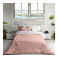 Capa Nórdica Naturals Branco Cor de Rosa (cama de 105)