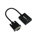 Adaptador Vga para Hdmi com áudio Approx! APPC25 3,5 mm Micro USB 20 cm 720p/1080i/1080p