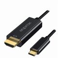 Cabo USB C para Hdmi Approx! APPC52 Preto Ultra Hd 4K