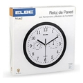 Relógio de Parede Elbe RP-1005-N Branco/preto